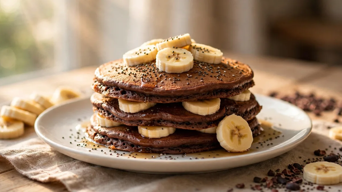The Banana and Cacao Pancake That Saves Busy Mornings