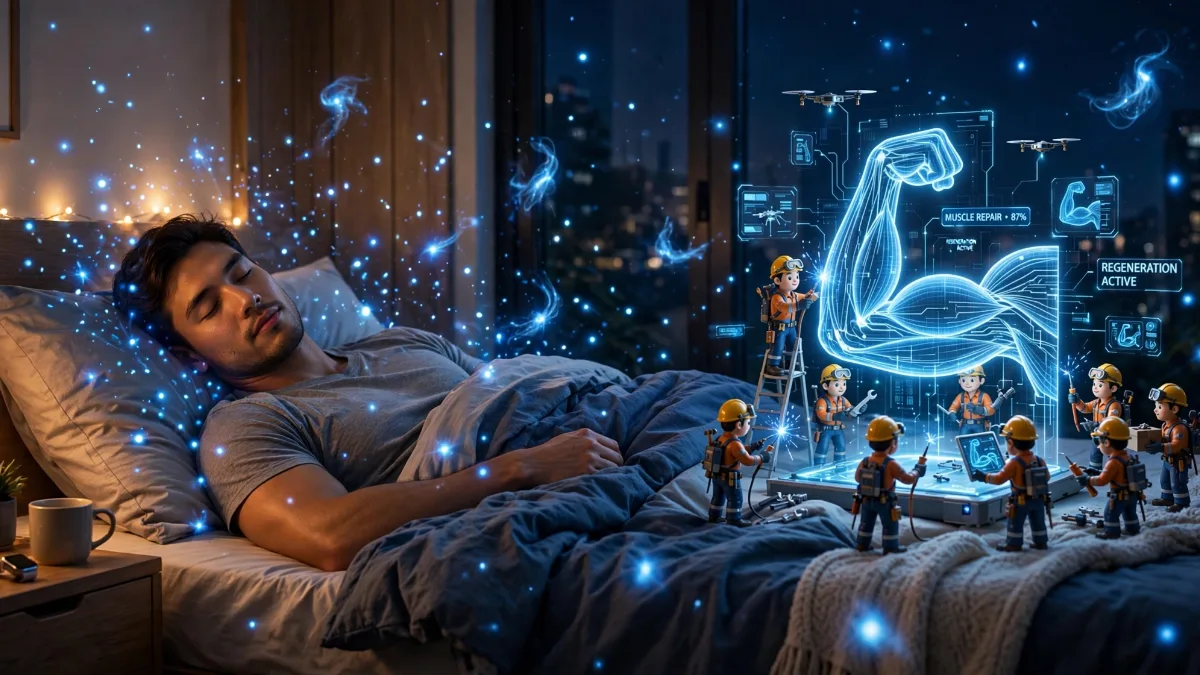 Importancia del Sueño para la Hipertrofia: El Secreto Nocturno para Construir Músculos Mientras Duermes