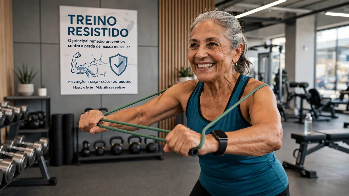 O que é sarcopenia e como a musculação a combate