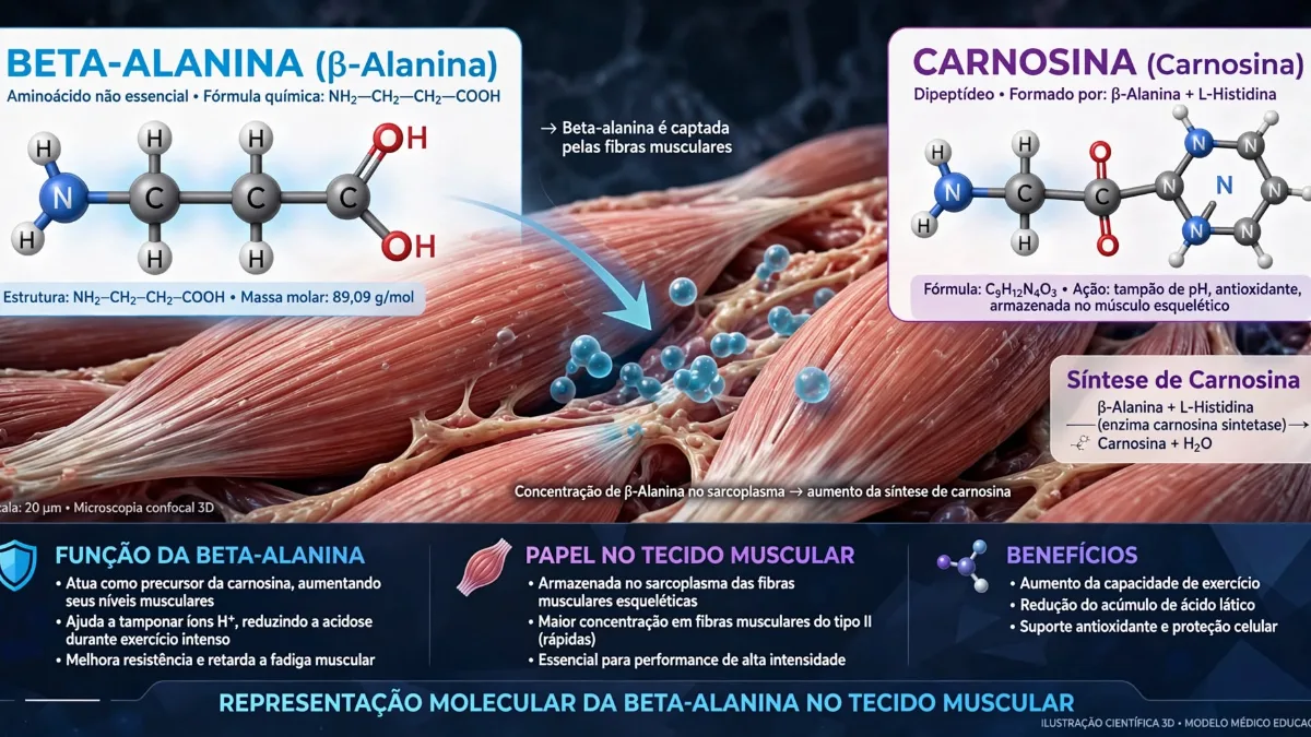 Para que serve a Beta-Alanina: Os benefícios reais no treino